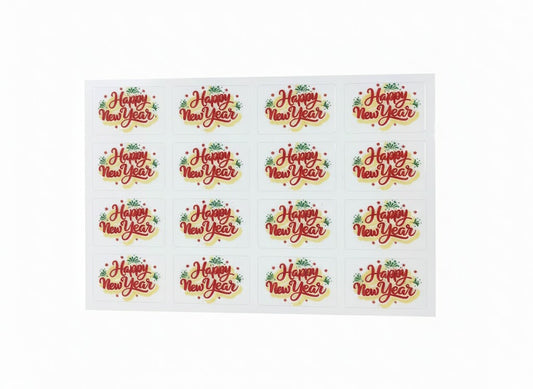 Bakersville Food Decor Transfer New Year Mould