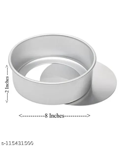 Aluminium loose bottom cake tin  8*2 inch