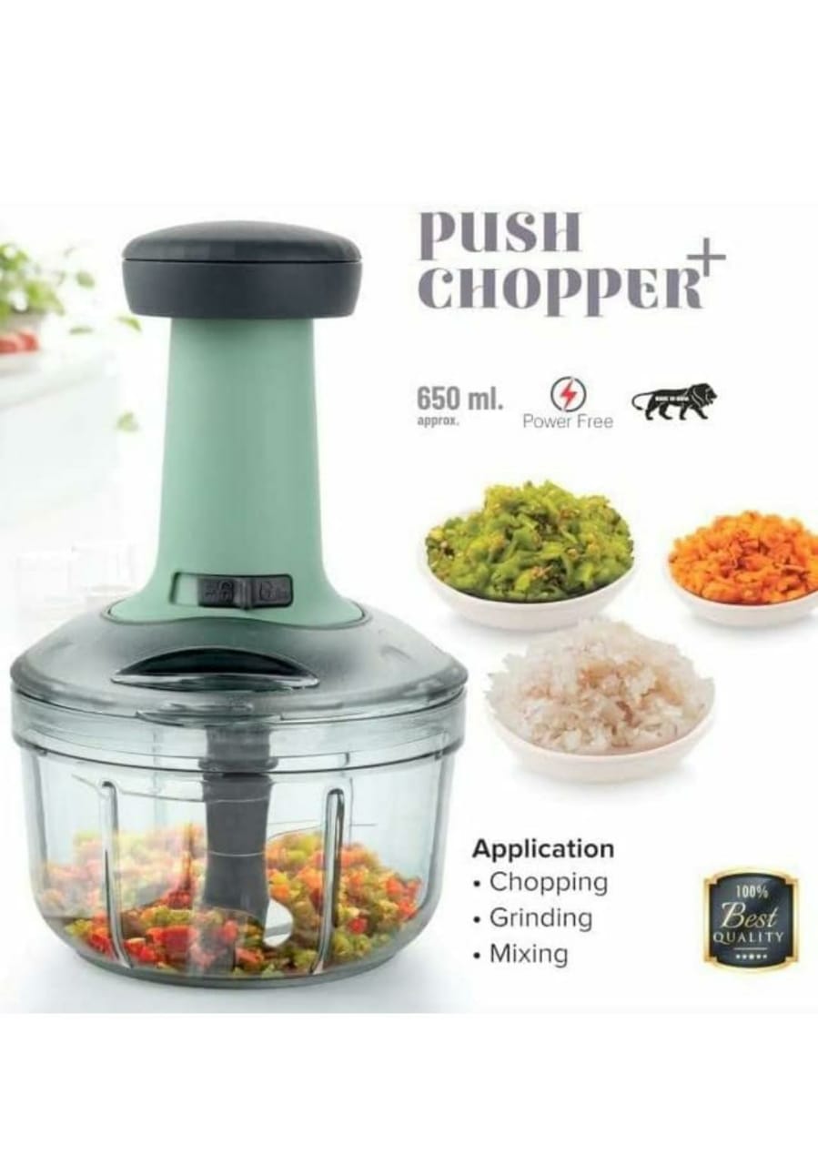 Buy NEWERA 100% vargin pp 2 in 1 Push Chopper Push and Chop Chopper  Vegetable and Fruit Cutter Online at Best Prices in India - JioMart.