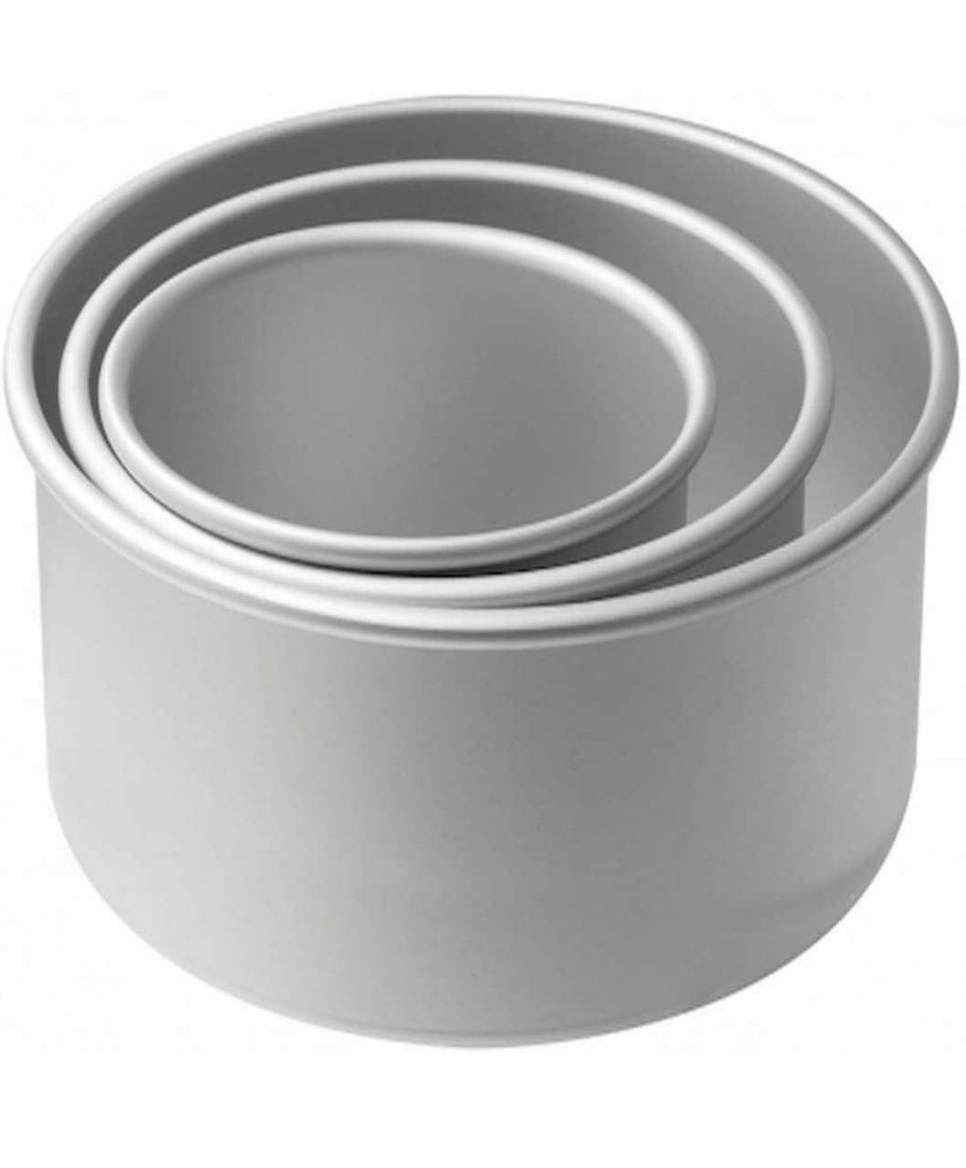 heighted cake tins