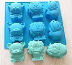 lion hippo sillicon mould