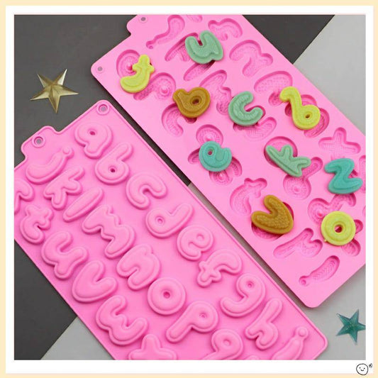 Small letter Alphabet silicon Mould