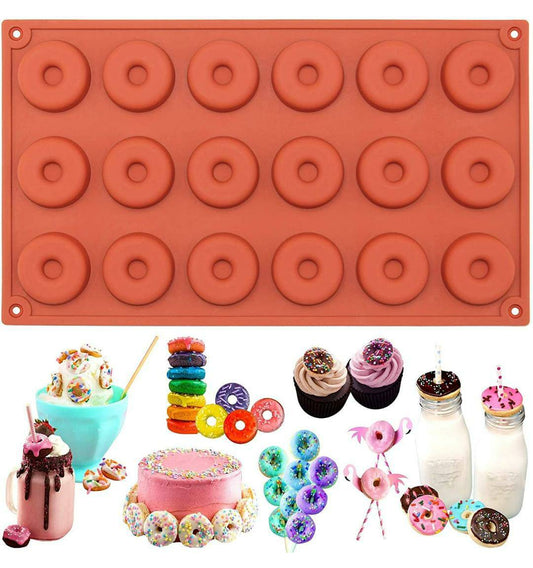 18 in 1 Donut Silicon Mould