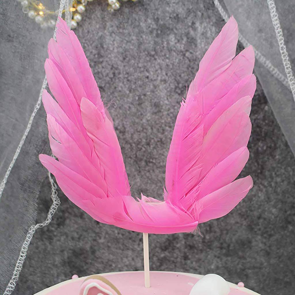 Pink Feather 10 Inch