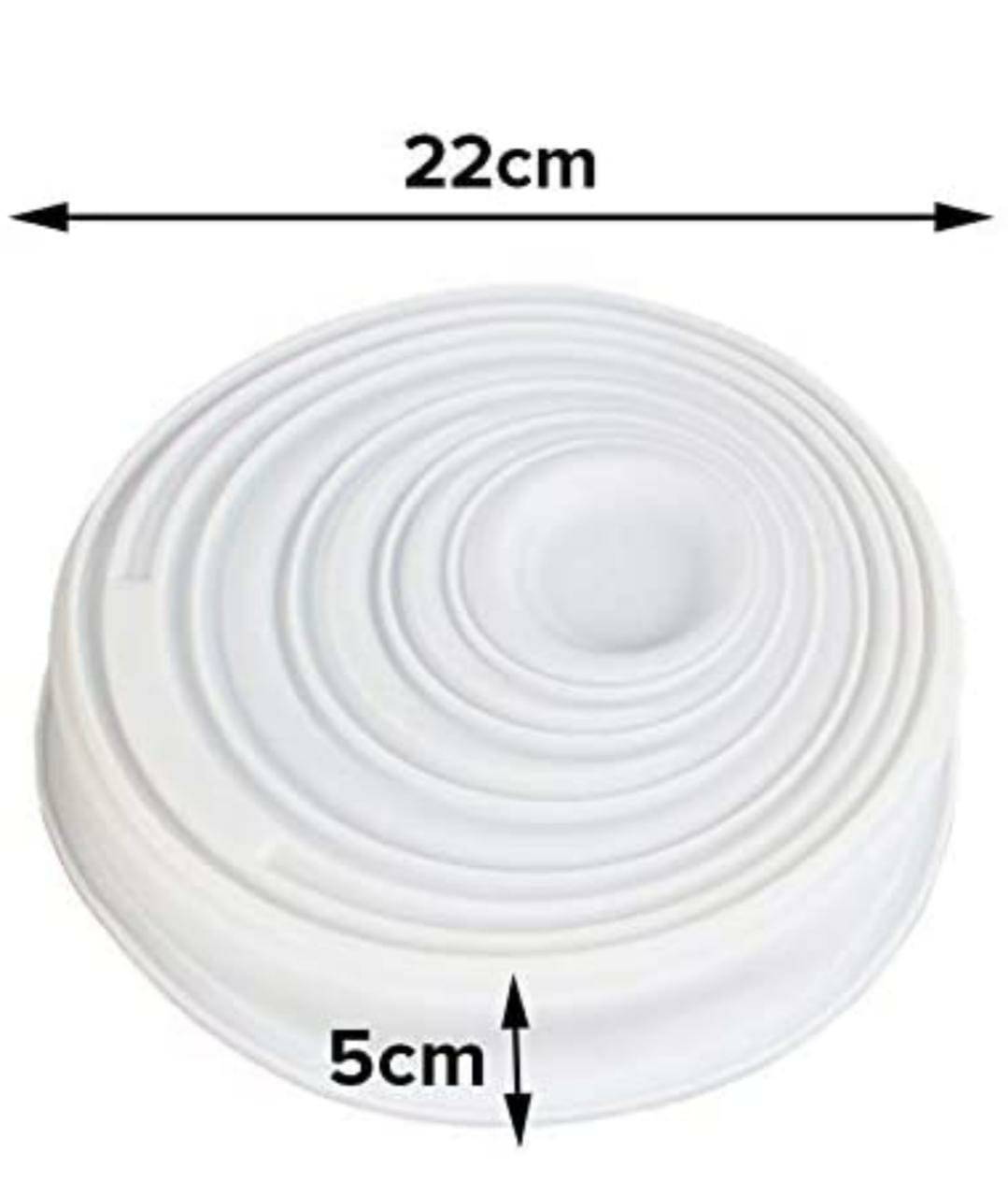 Drop Wave Shape Mousse Cake Mould, Non-stick Easy Release Spiral Tray for Baking, Dessert