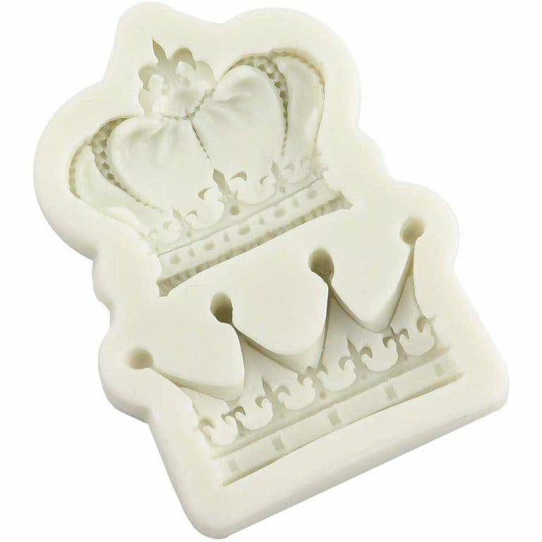 King queen crown Silicon Fondant Mould