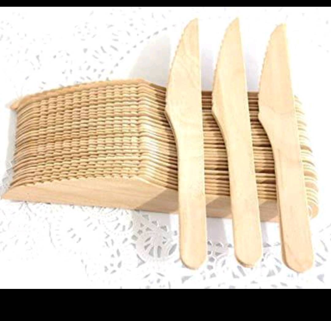 Premium Wooden Knife Pack of 100