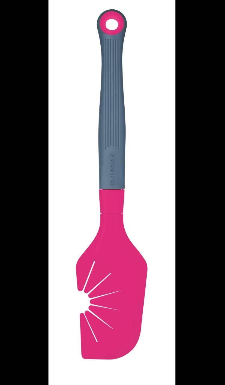 Bright Pink "The Swip" Whisk and Bowl Scraper