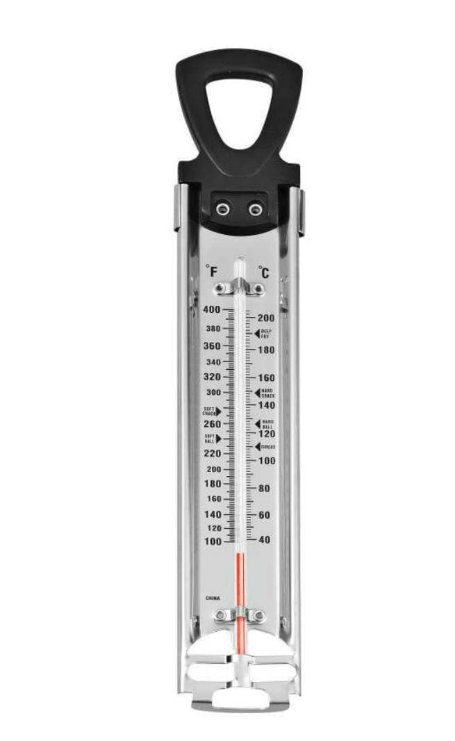 Thermometer with Side Clamp to measure temperature of Melting Chocolate and Hard Candy Sugar