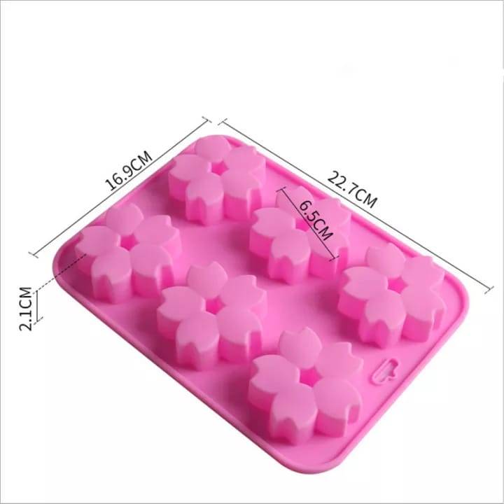 6 cherry silicone mould