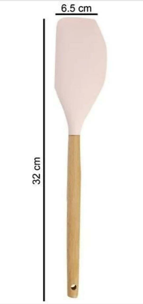 Silicon Spatula with Wooden Handle