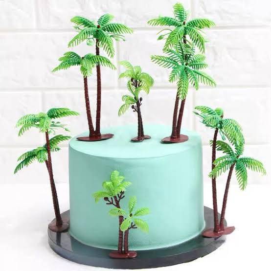 Amazon.com: 1set Dinosaur Cake Toppers Coconut Tree Cake Decorations for  Kids Party Dessert Decor Supplies for Birthday : Grocery & Gourmet Food