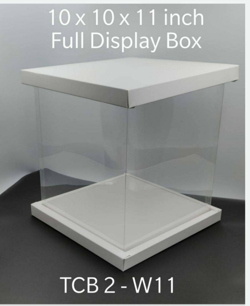 Premium heighted transparent cake box