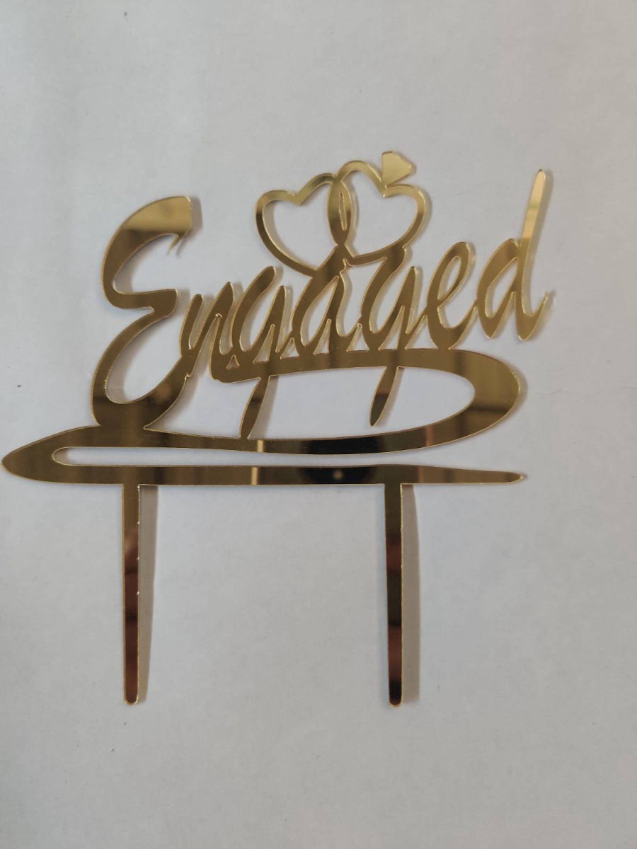 Engaged Cake Topper  RT00168