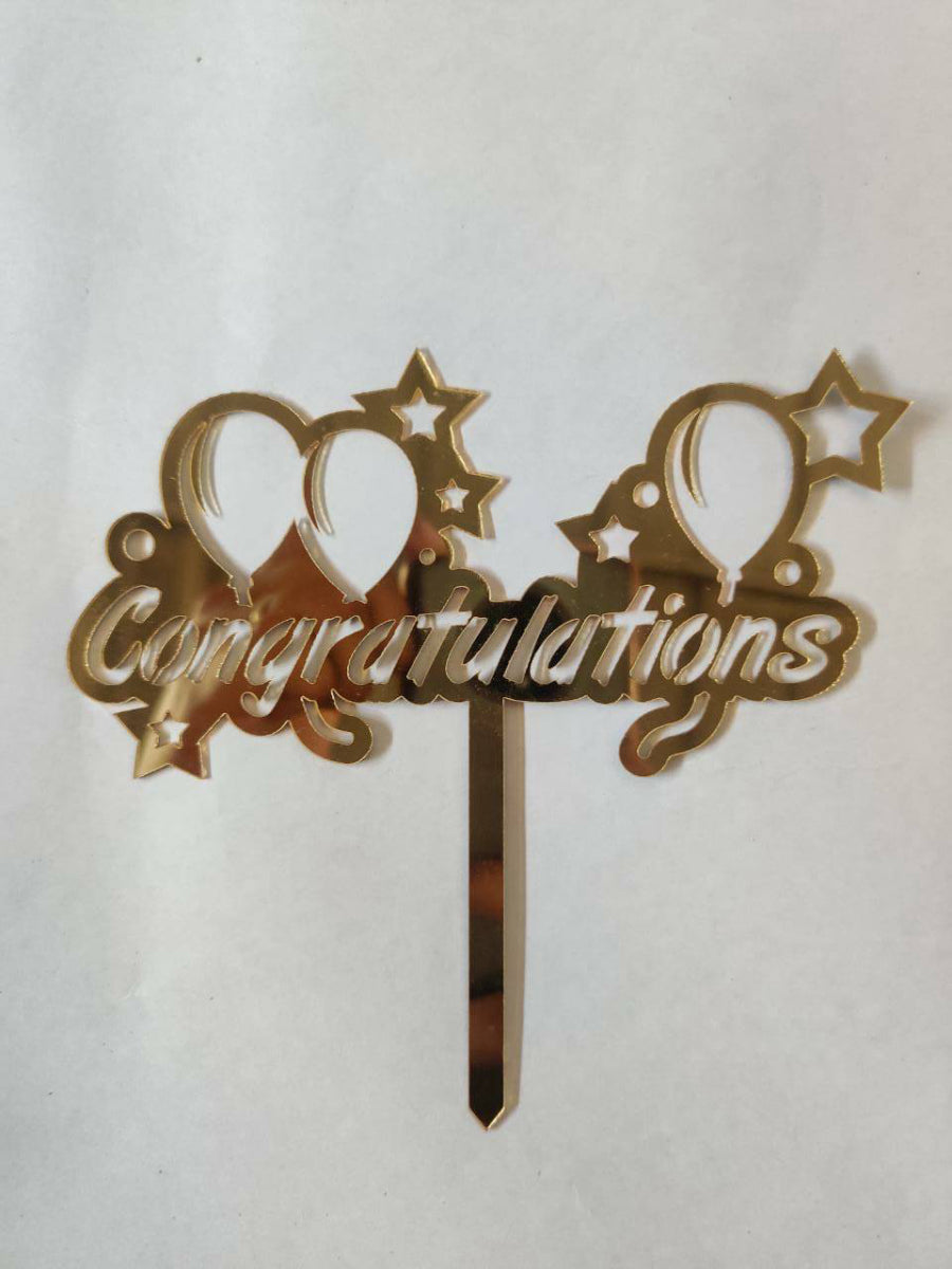 Congratulations  Acrylic Topper RT00110