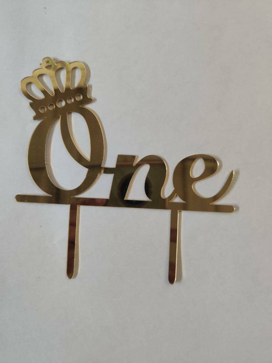 One Cake Topper RT00164