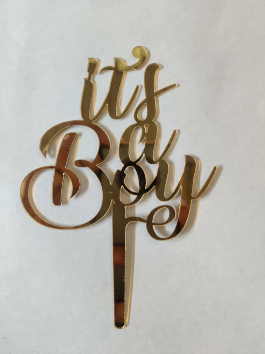 Its a Boy Acrylic Topper  RT00112
