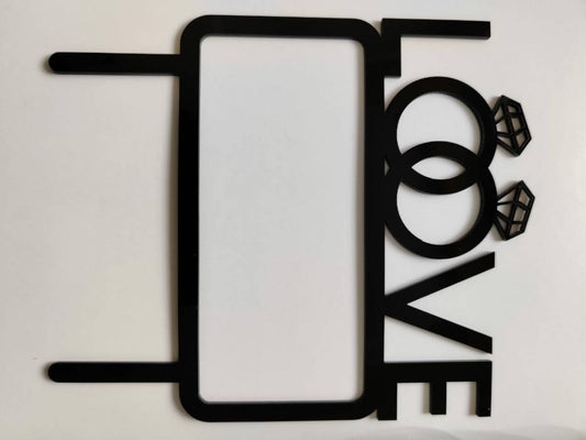 love Frame Topper