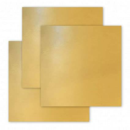 1 Pound Baseboard Square Golden size -8 inch pack of 50