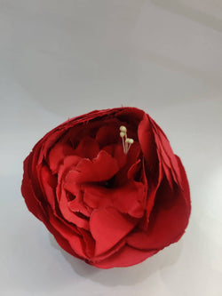 Big size Peony Artificial Flower Red Size 3 inchs