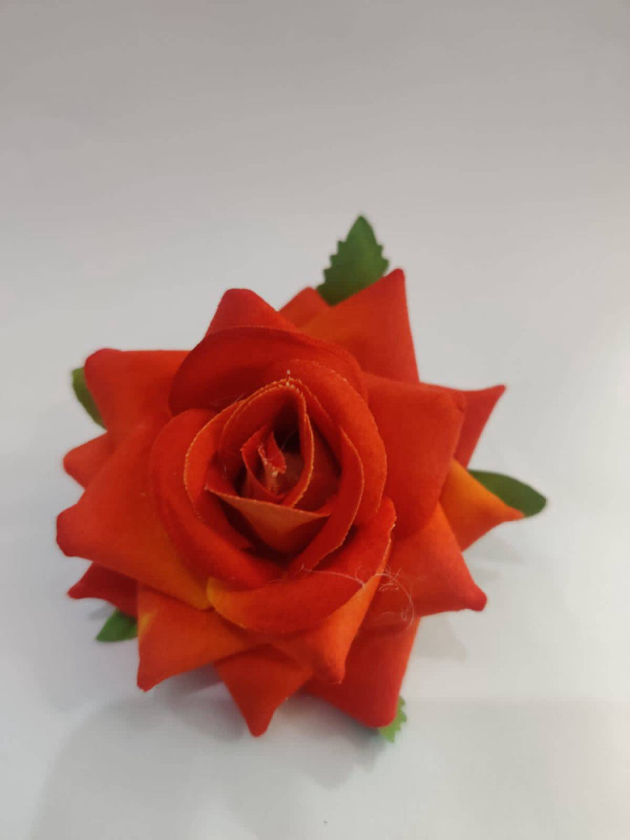 Big Rose Flower Orange