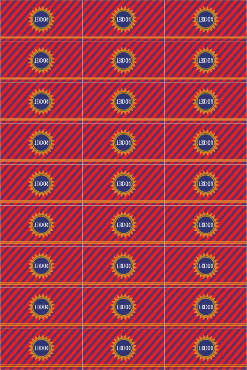 Rocket Sheet ( 27  Stickers In One Sheet )