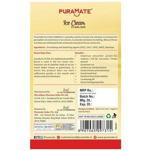 Puramate icecream stabilizer
50gm