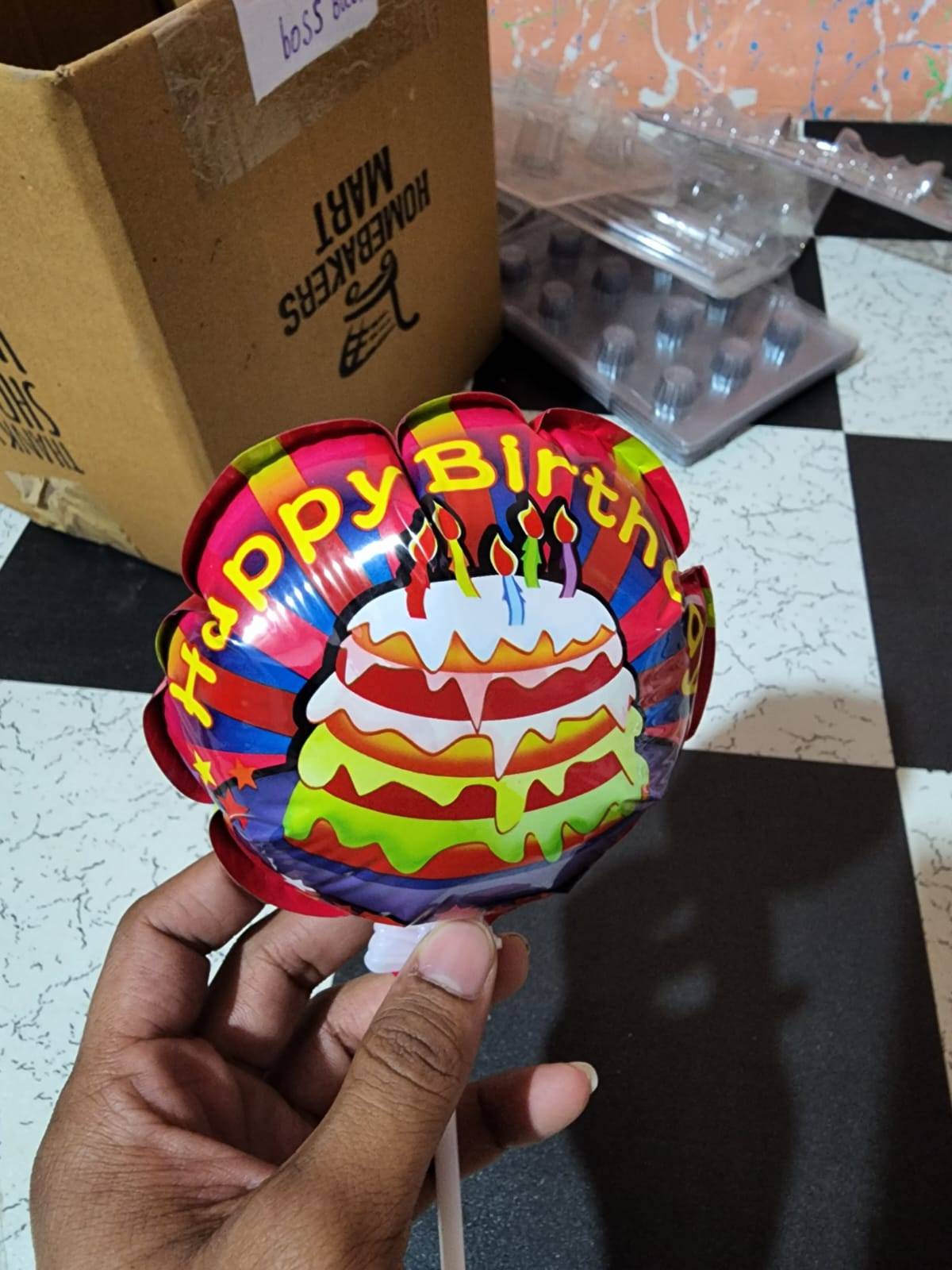 Happy Birthday Baloon Topper