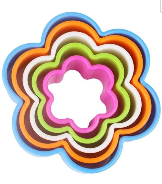 Flower Shape Cookie Cutter 

Set of 5