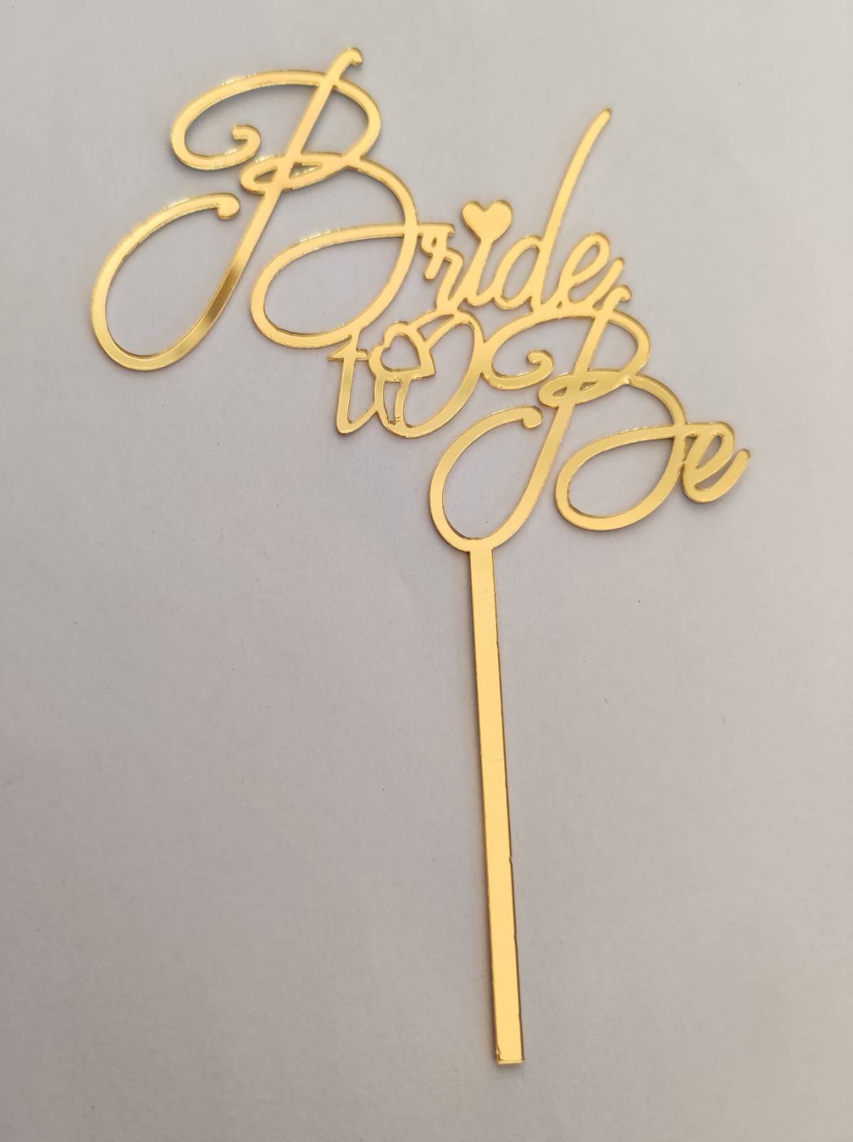 Acrylic Bride to be Topper RT00363