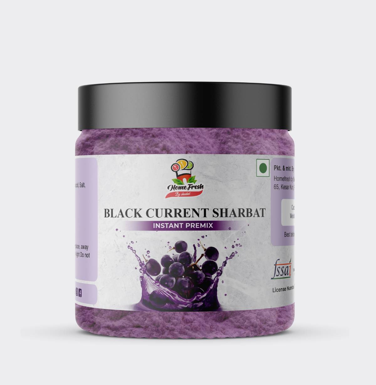 Black Current Sharbat Premix 

200 gram