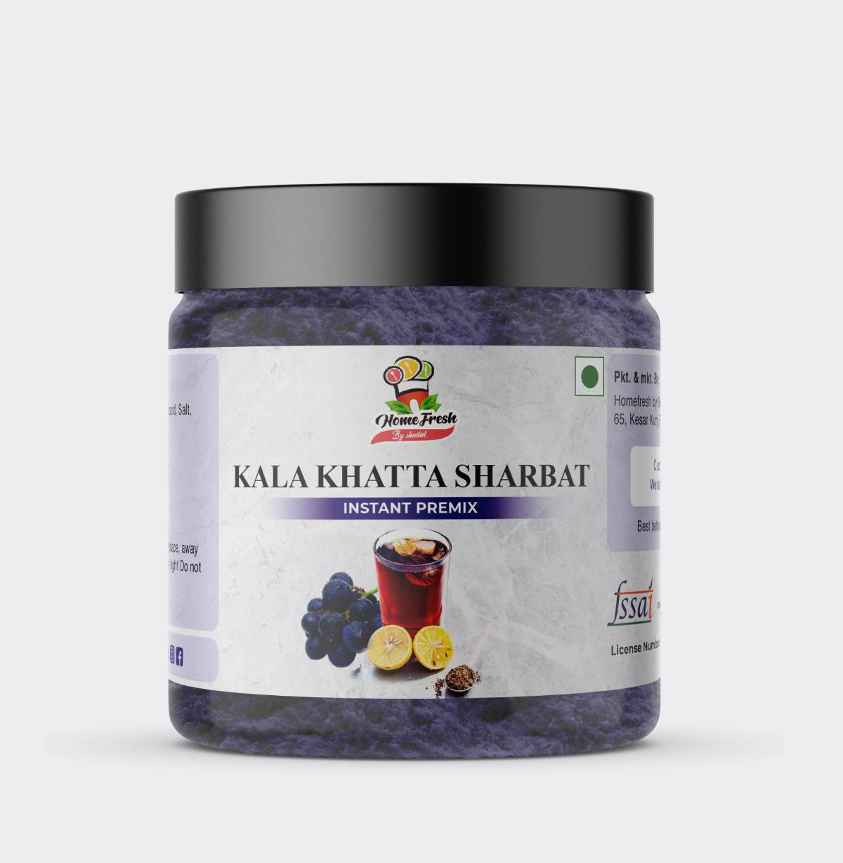 Homefresh Kala Khatta Sharbat Premix 

200 gram