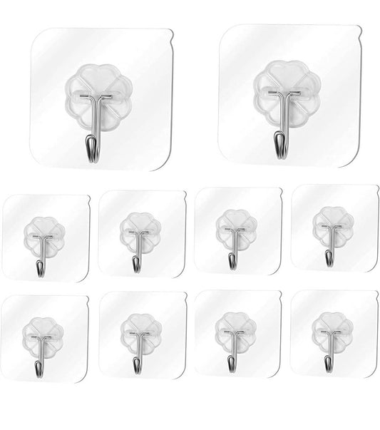 Addesive hooks 
Pack of 10