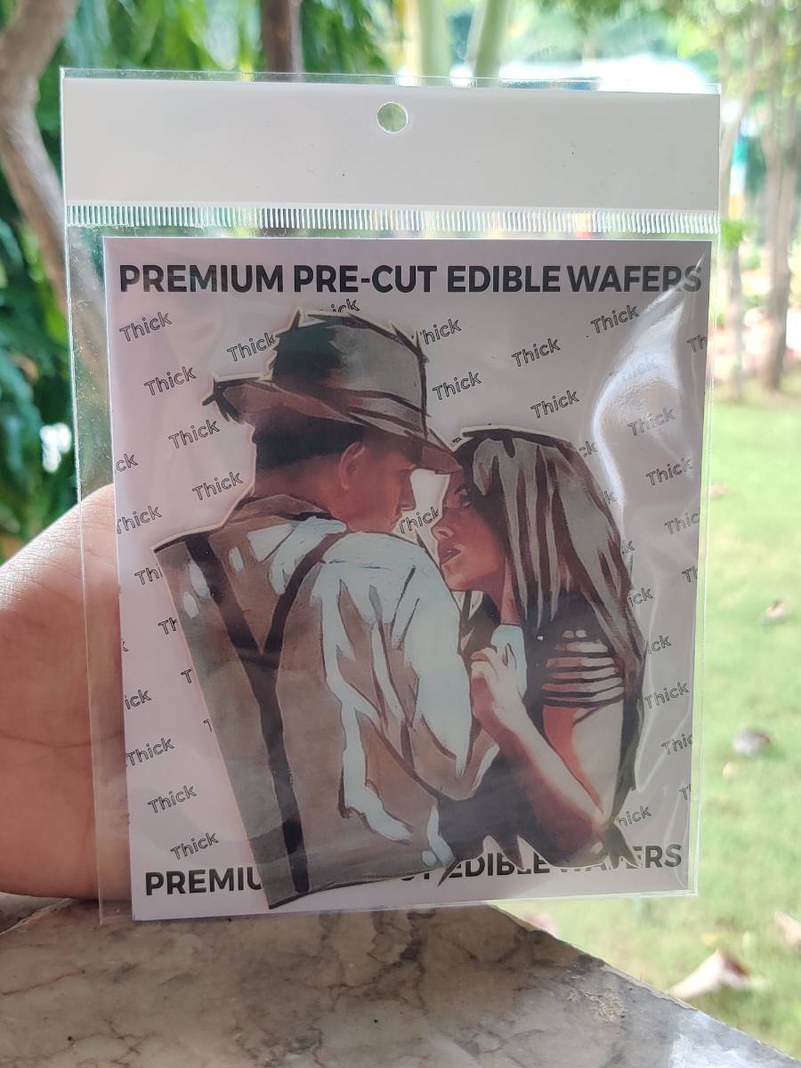 Edible pre-cut paper