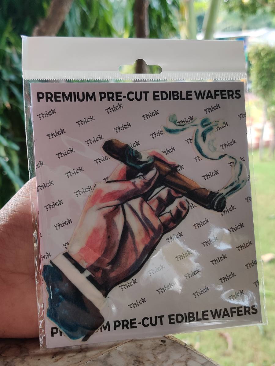 Edible pre-cut paper