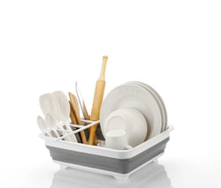 Silicone Dish Drying Draliner  Folded Rack