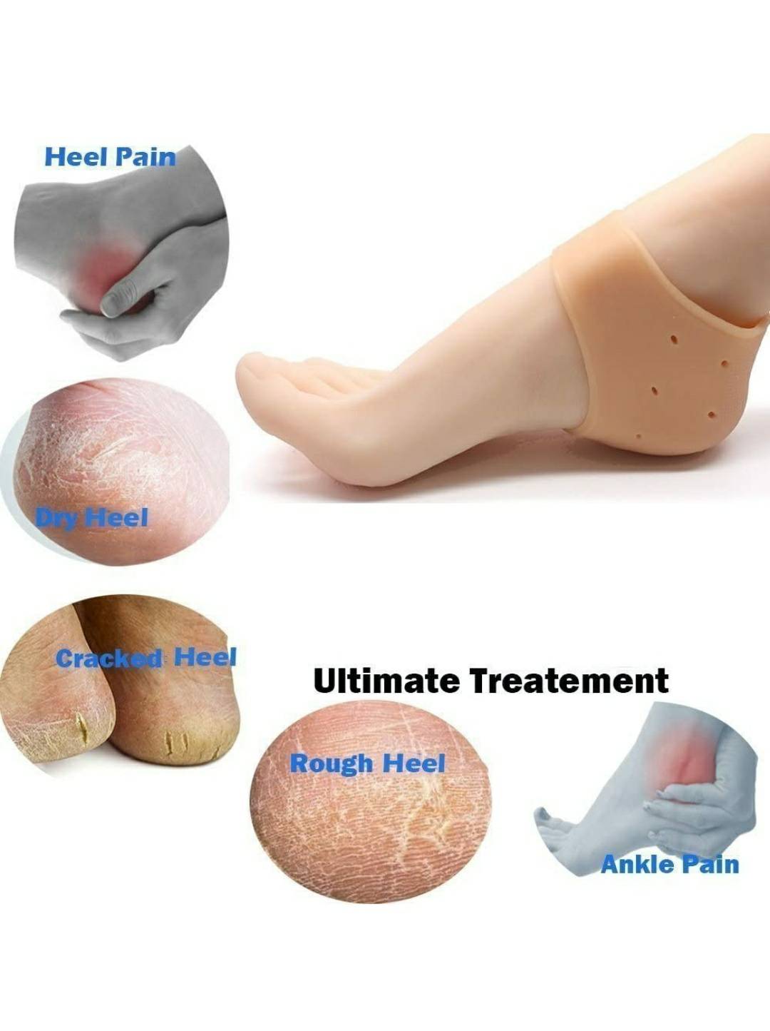 Anti heel silicone