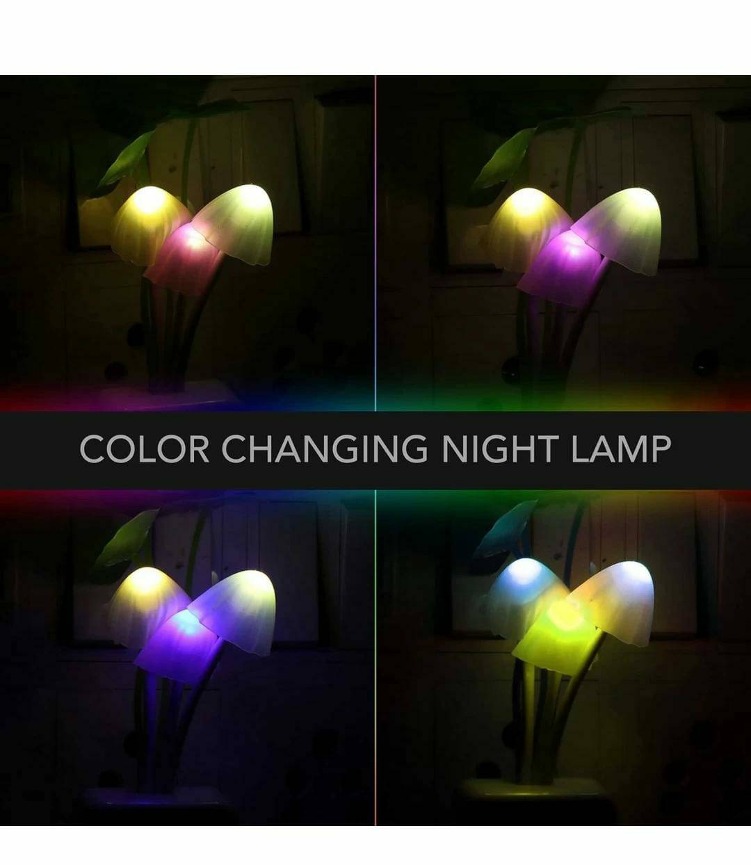 Homebakers Mart Mushroom Lamp Magic 3D LED Night Lamp