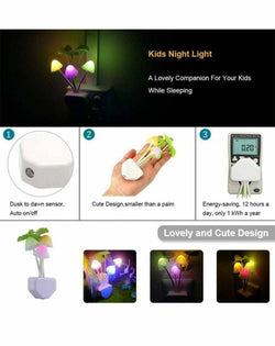 Homebakers Mart Mushroom Lamp Magic 3D LED Night Lamp