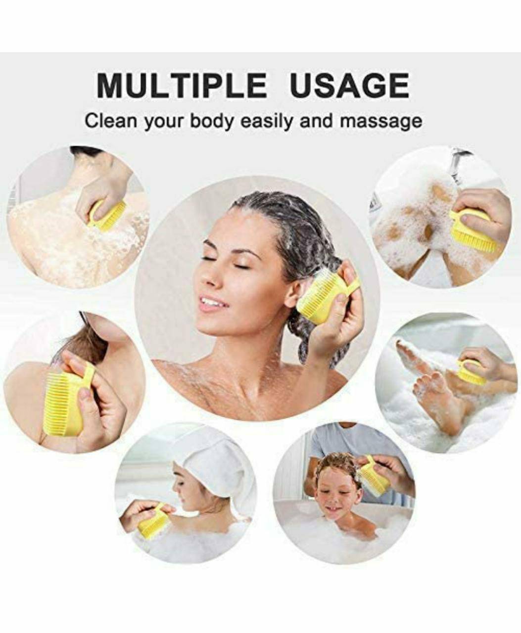 Homebakers mart Silicone Massage Bath Brush