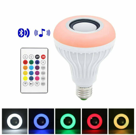 Homebakersmart Magic LED Bulb with Bluetooth speaker