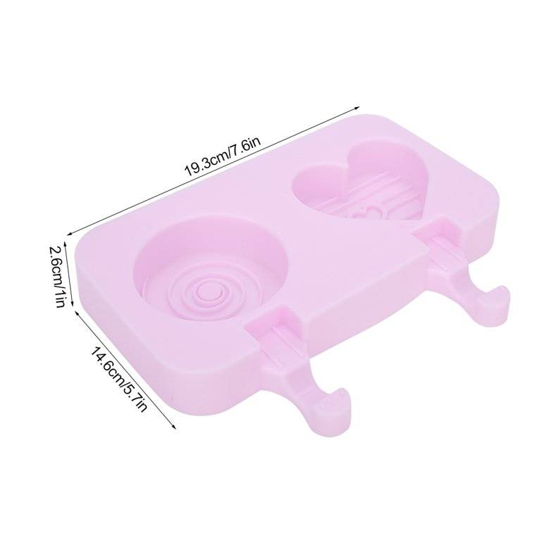 Cakesicle Round + Heart Silicone mould