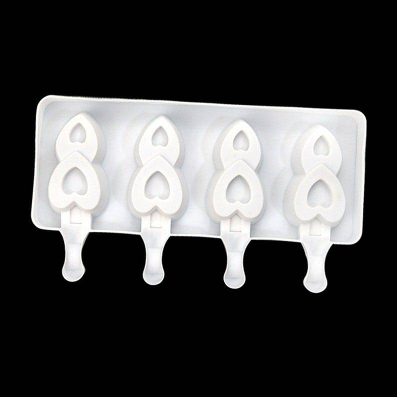 Double Heart Silicone Mould