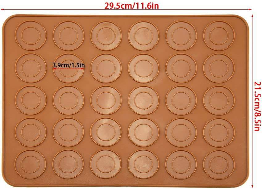 30 Holes Round Shape Macarons Mat
Size-29.5*11.6 cm