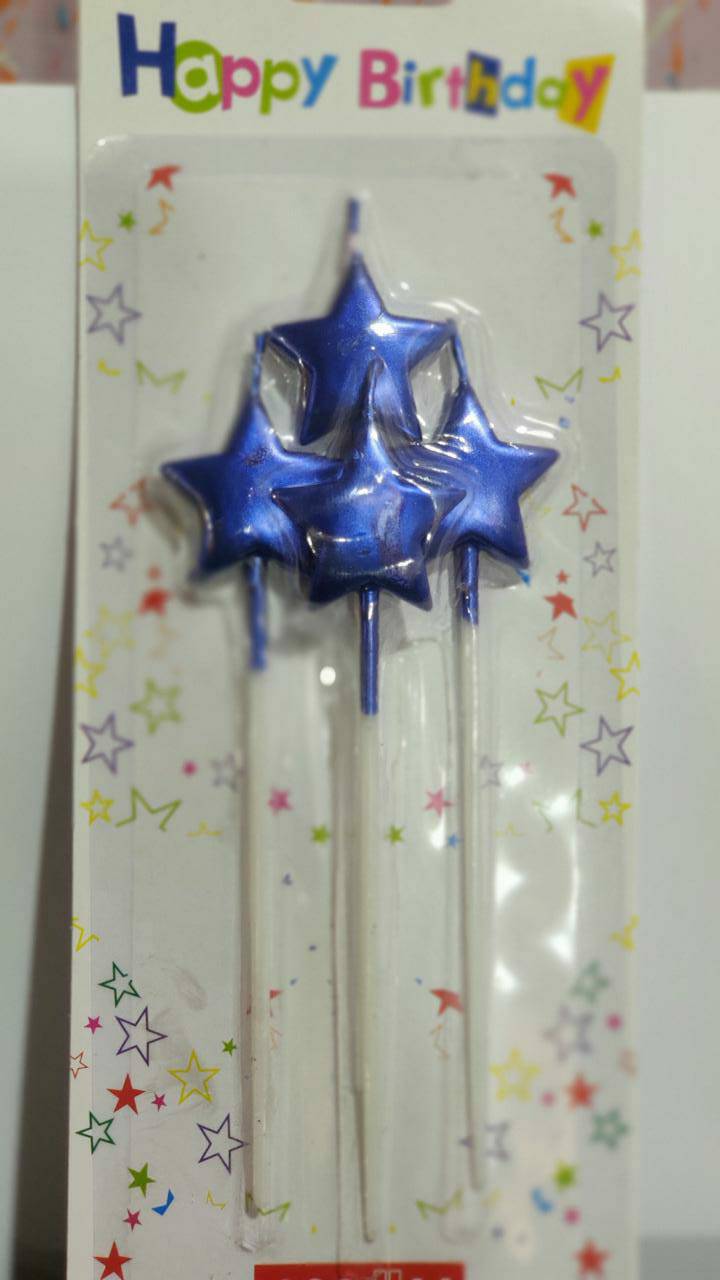 Star shape Candles
pack of 4