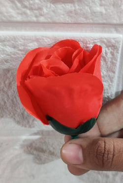 Artificial Red Rose flower pack of 3