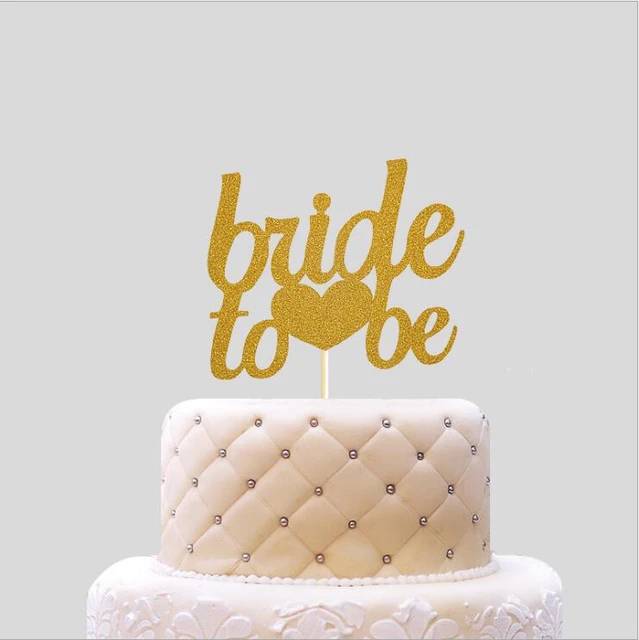 Bride to be topper