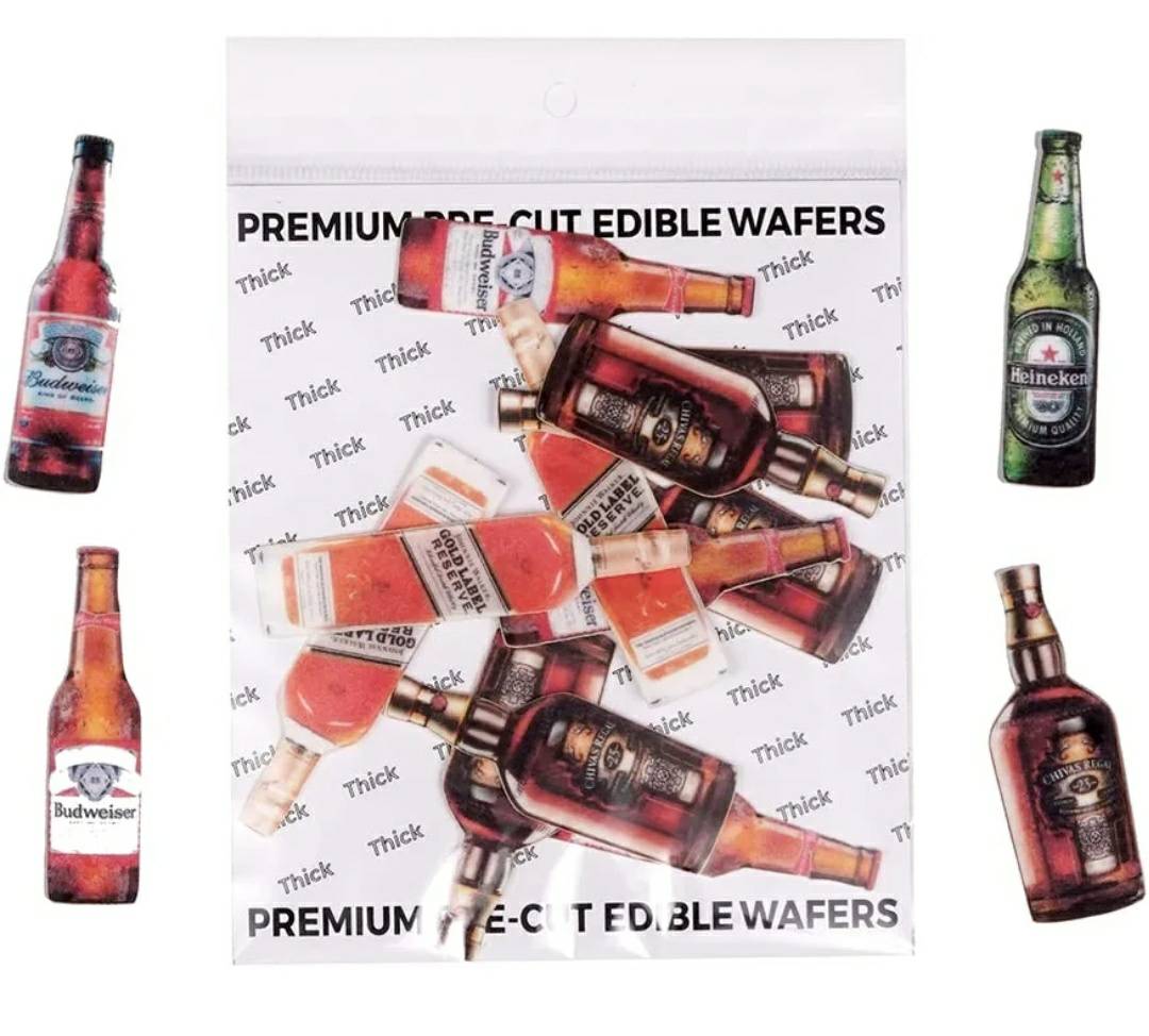 Tastycrafts Pre-Cut Wafer Paper
Beer Bottles - 15 Pcs