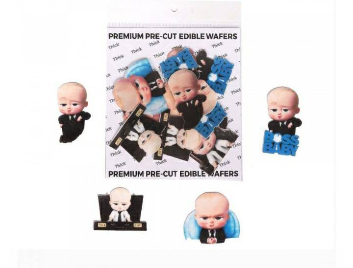 Tastycrafts  Edible Pre-Cut Wafer PaperBoss baby-9 pcs (WPC-060)