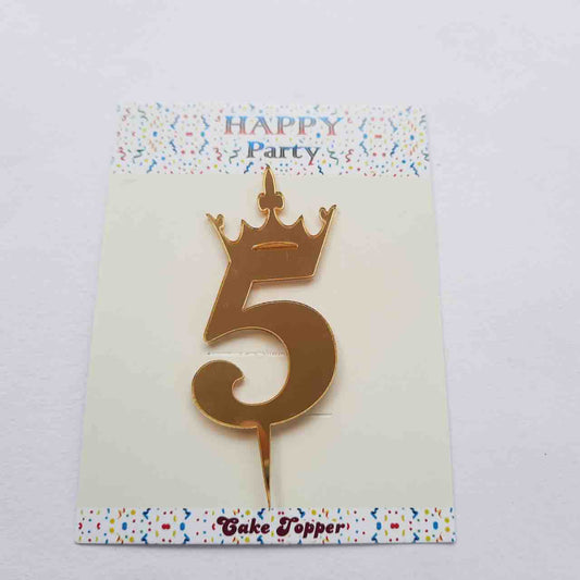 3 Inch Mini Number Topper